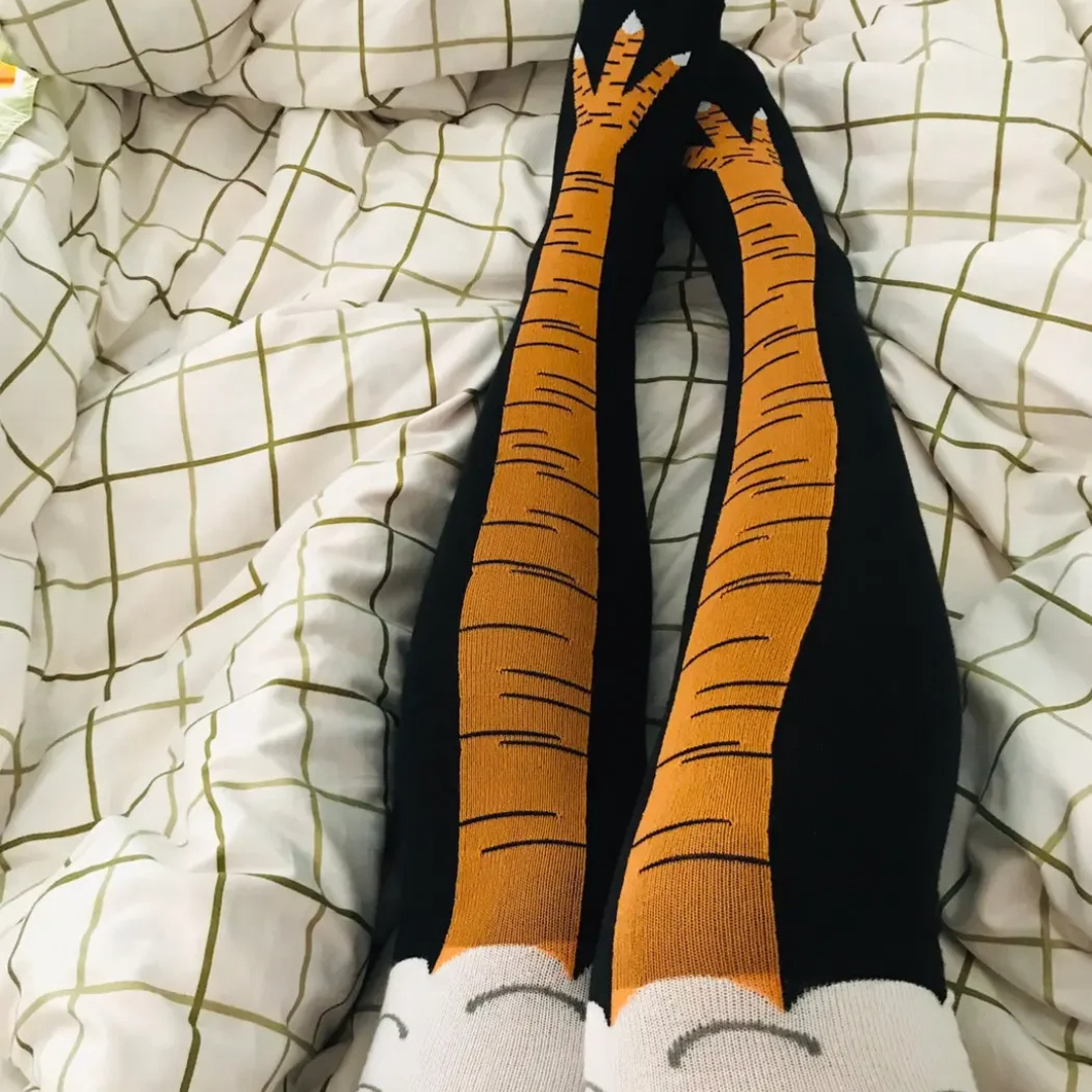 Funny Chicken Legs Socks