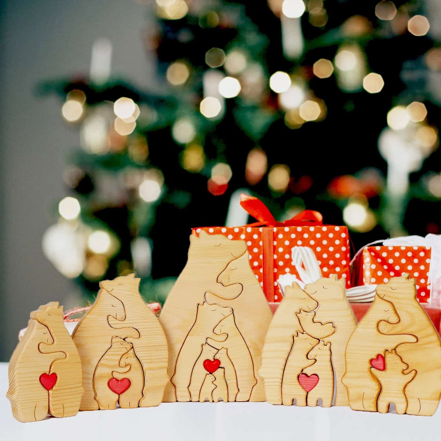 Personalised Bear Family Decor