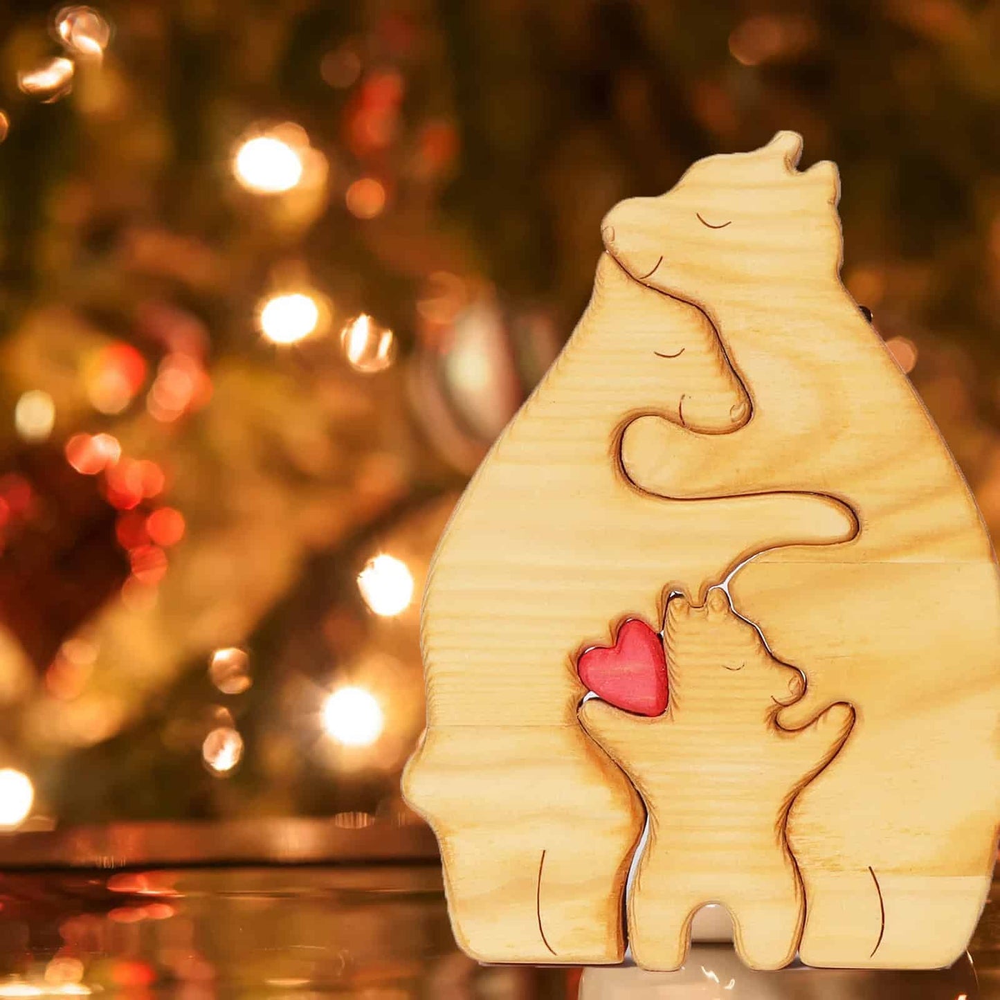 Personalised Bear Family Decor