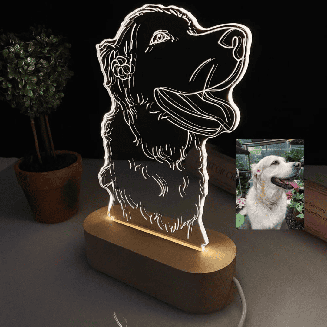 Personalised Photo 3D Acrylic Lamp