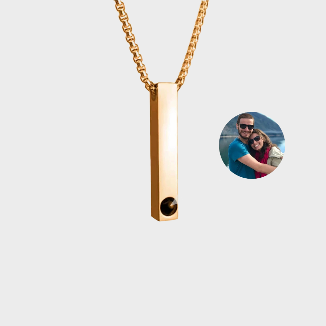 Custom Photo Projection Necklace