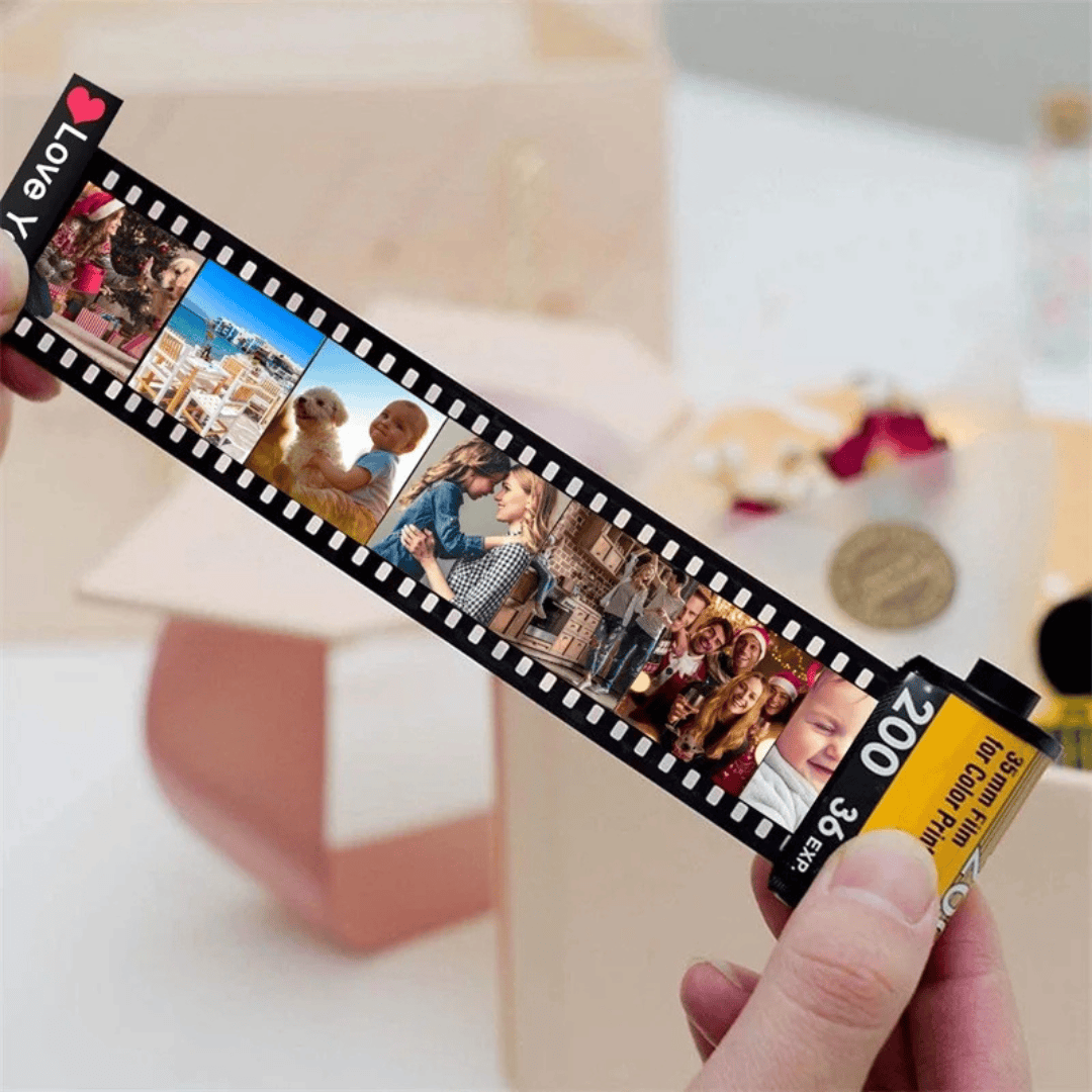 Personalised Film Roll Keychain