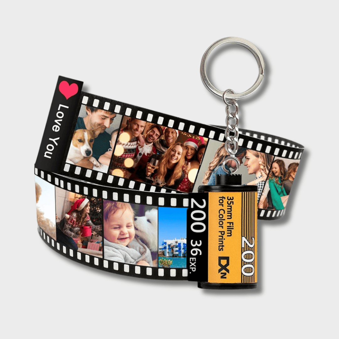 Personalised Film Roll Keychain