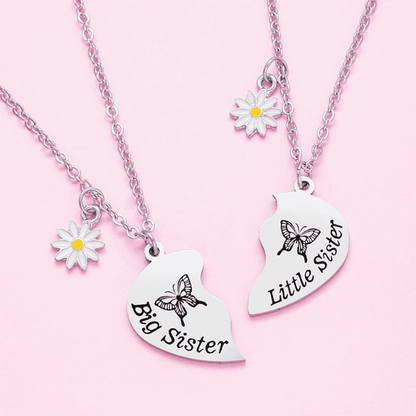Sister Heart Necklace