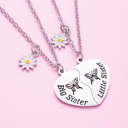 Sister Heart Necklace