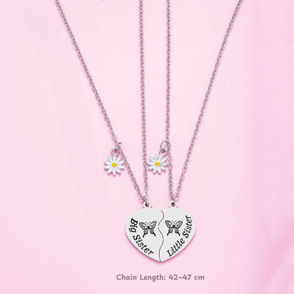 Sister Heart Necklace