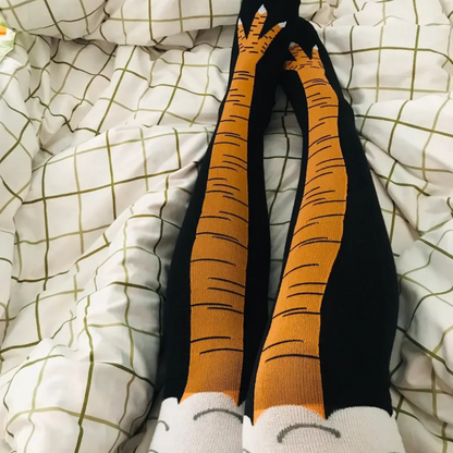Funny Chicken Legs Socks