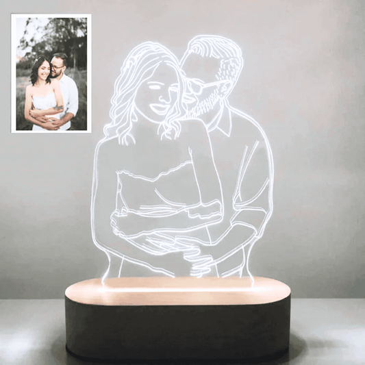 Personalised Photo 3D Acrylic Lamp