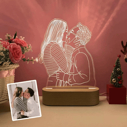 Personalised Photo 3D Acrylic Lamp