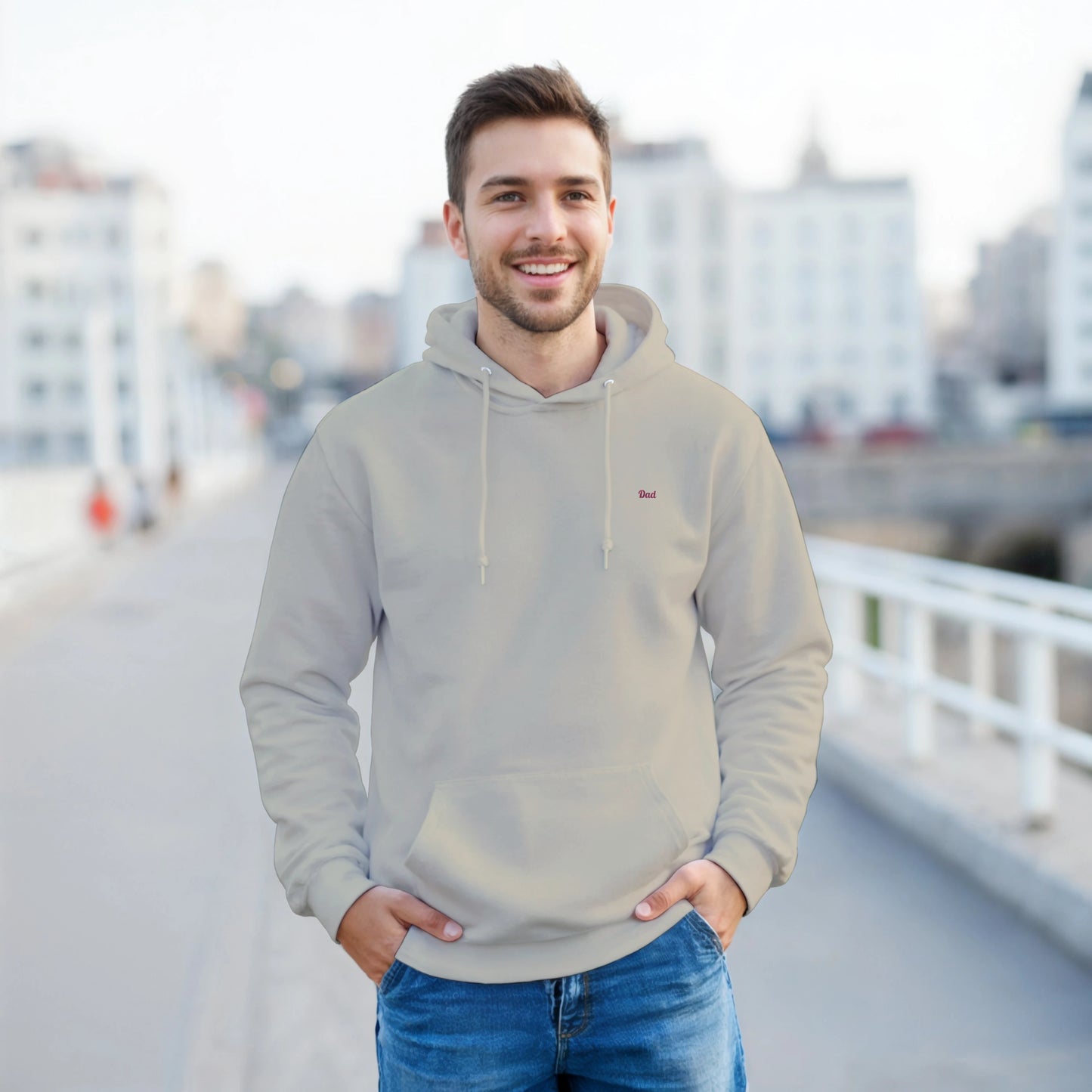 Custom Embroidered Roman Numeral Hoodie