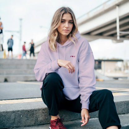 Custom Embroidered Love Hoodie