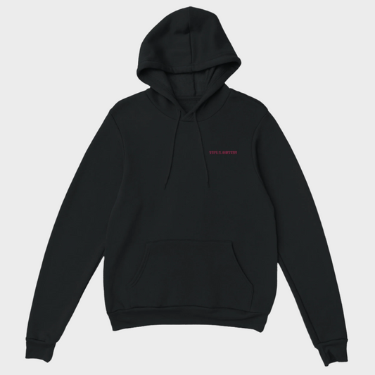 Custom Embroidered Roman Numeral Hoodie