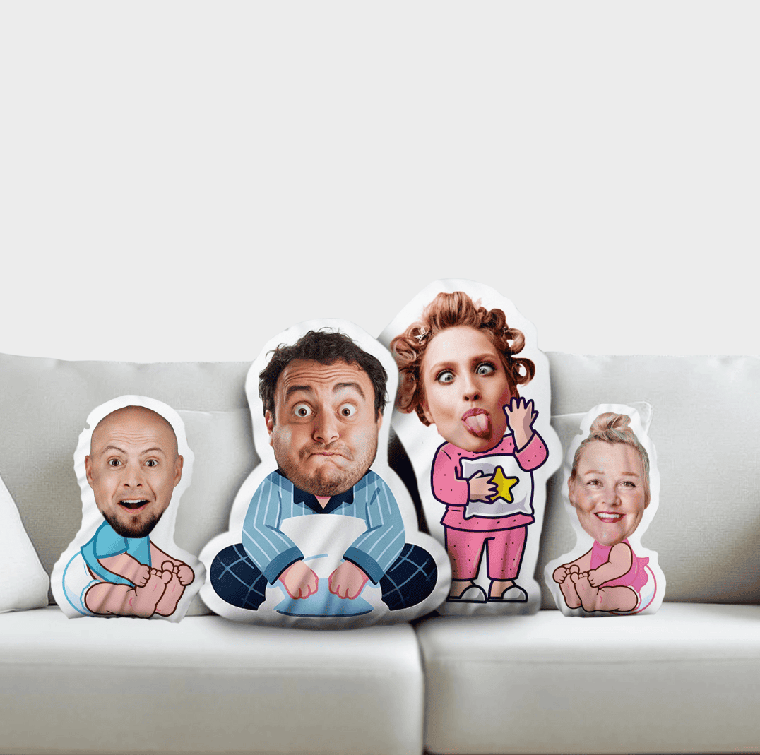 Custom Face Photo Cushion
