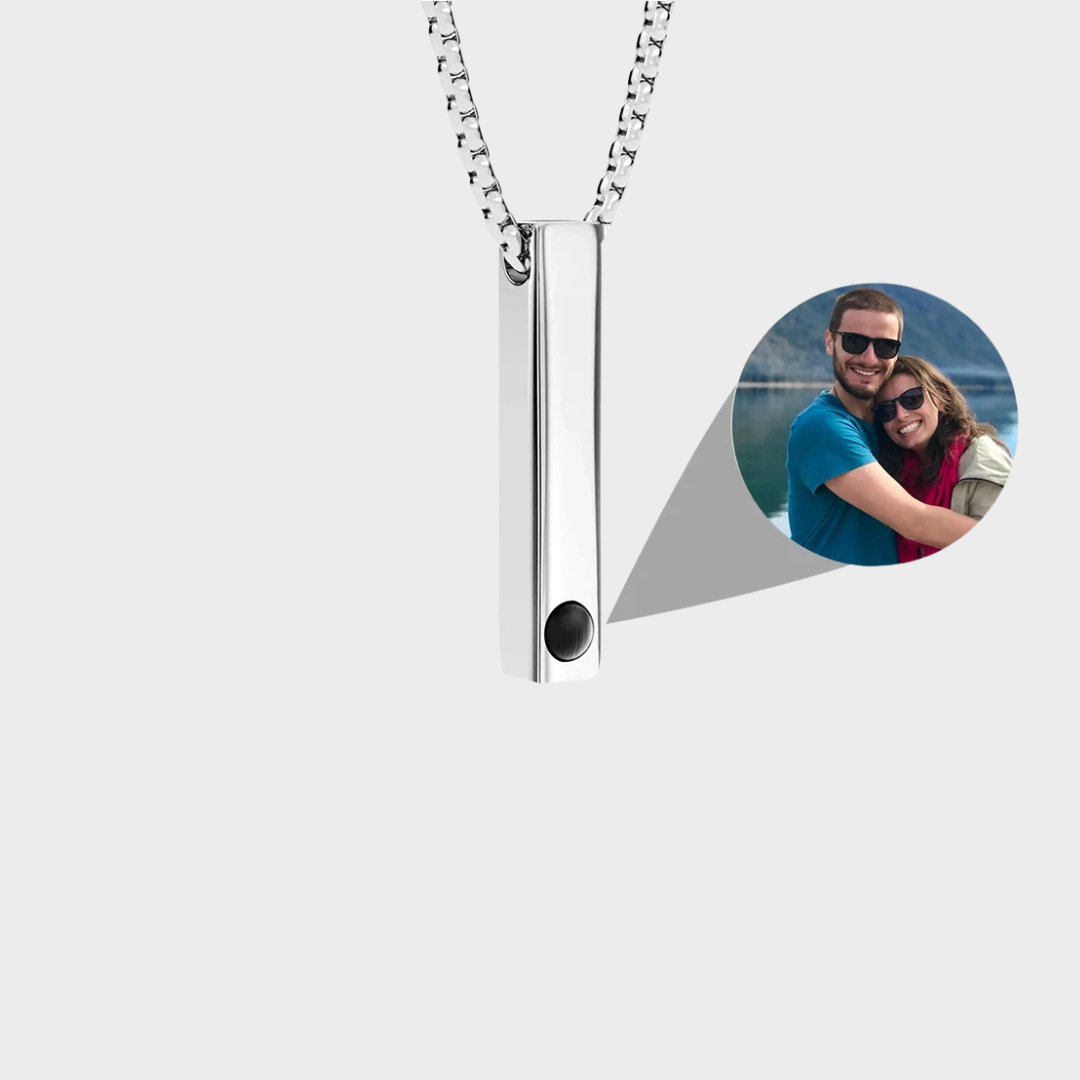 Custom Photo Projection Necklace