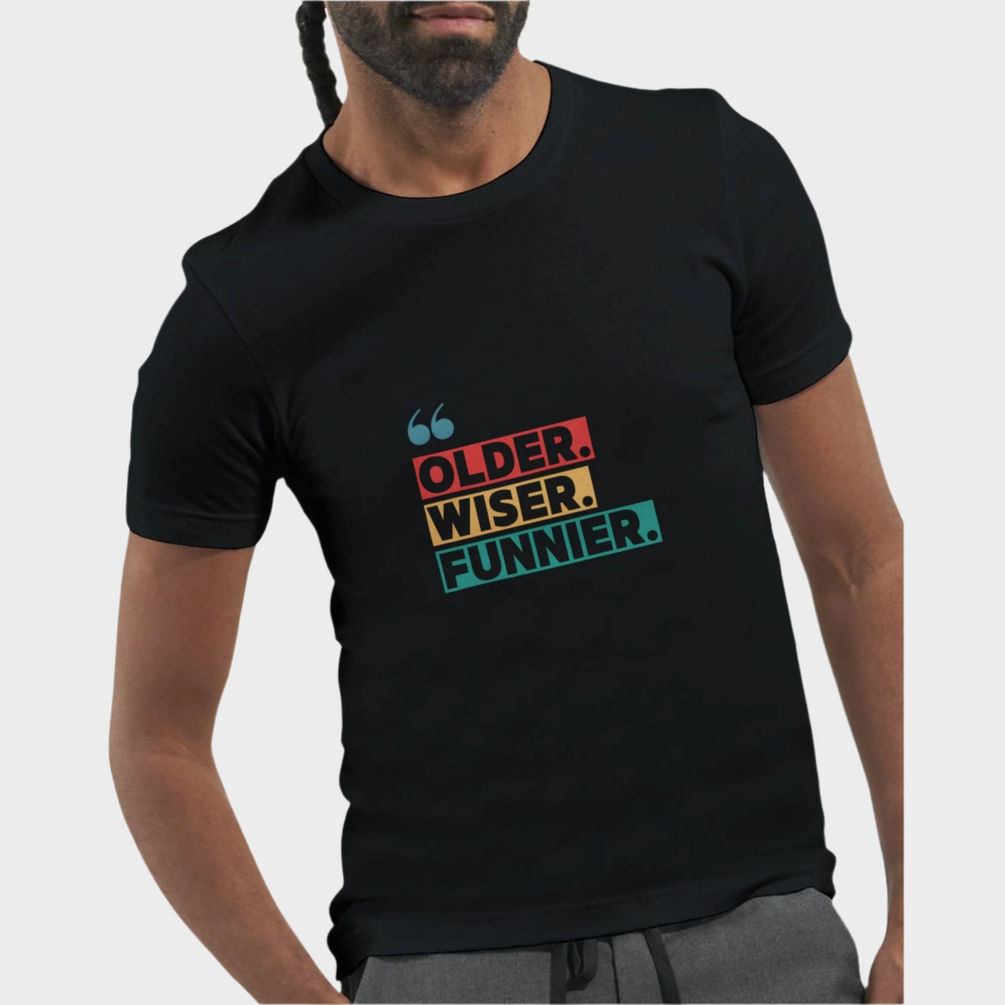Funny T-Shirt (Older Wiser Funnier)