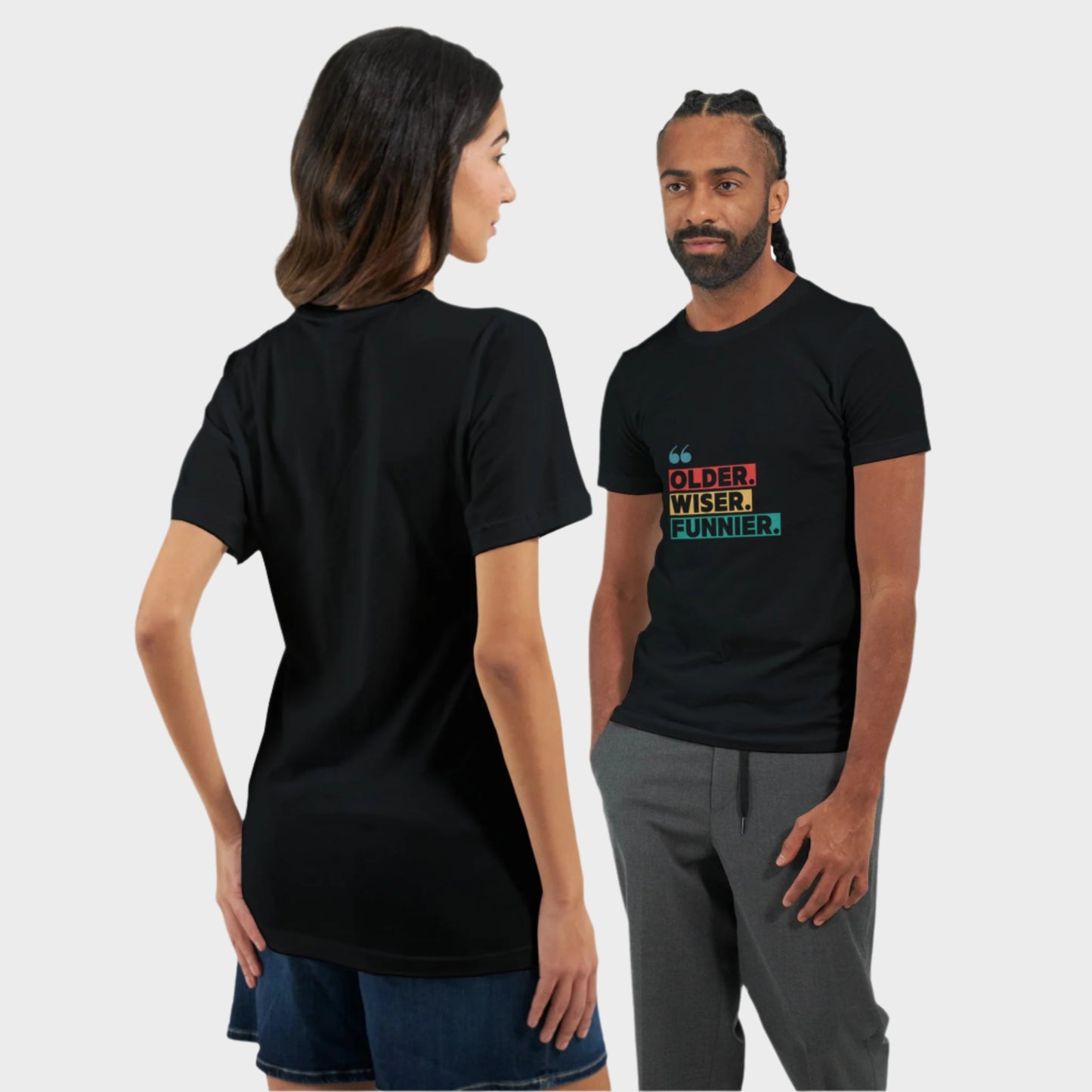 Funny T-Shirt (Older Wiser Funnier)