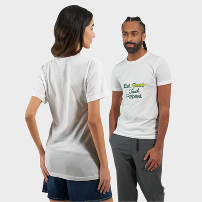 Teacher T-Shirt (Eat Teach Repeat)