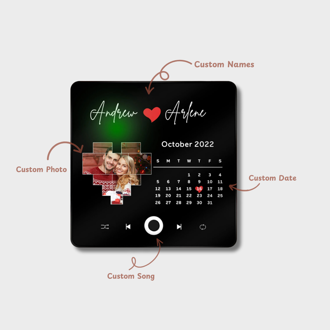 Personalised Musical Fridge Magnet